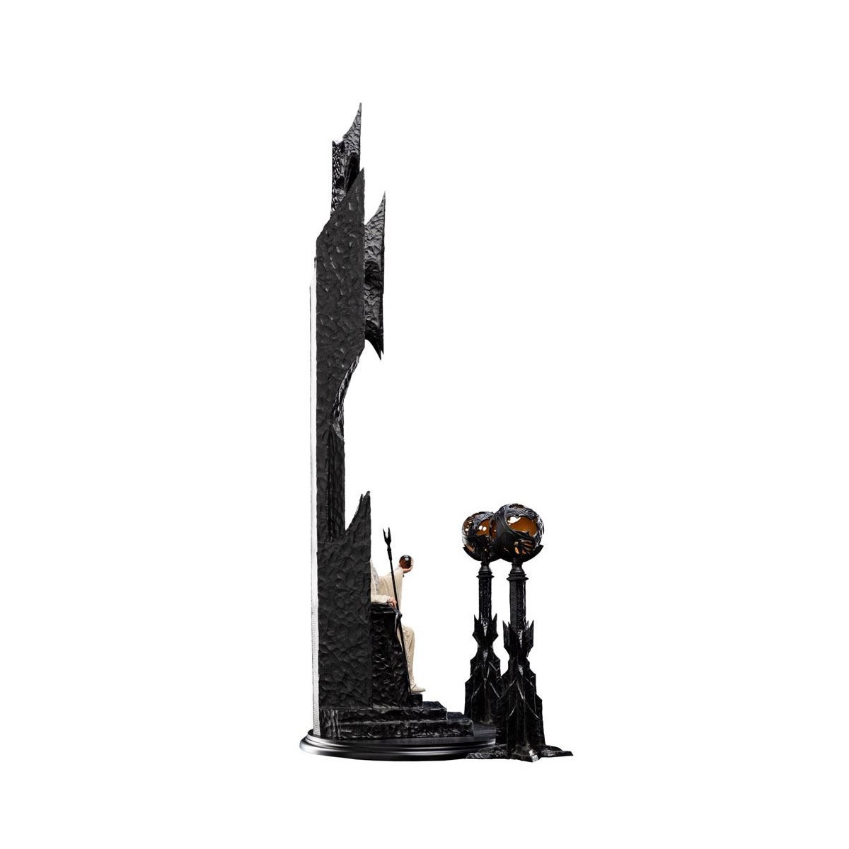 Weta - Der Herr der Ringe - Saruman the White on Throne Statue 1/6