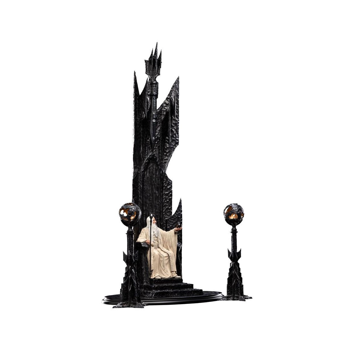 Weta - Der Herr der Ringe - Saruman the White on Throne Statue 1/6