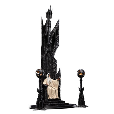 Weta - Der Herr der Ringe - Saruman the White on Throne Statue 1/6