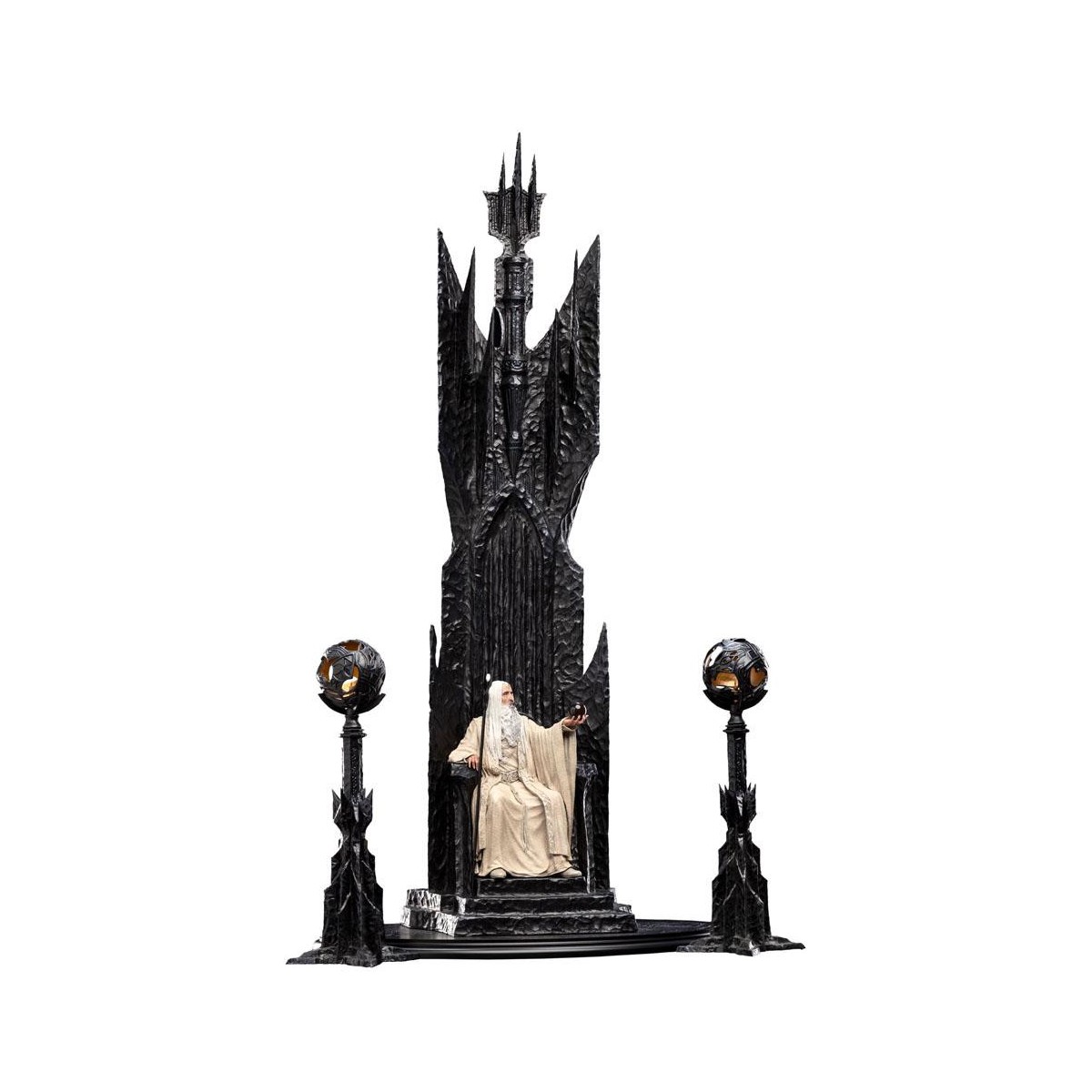 Weta - Der Herr der Ringe - Saruman the White on Throne Statue 1/6