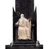 Weta - Der Herr der Ringe - Saruman the White on Throne Statue 1/6