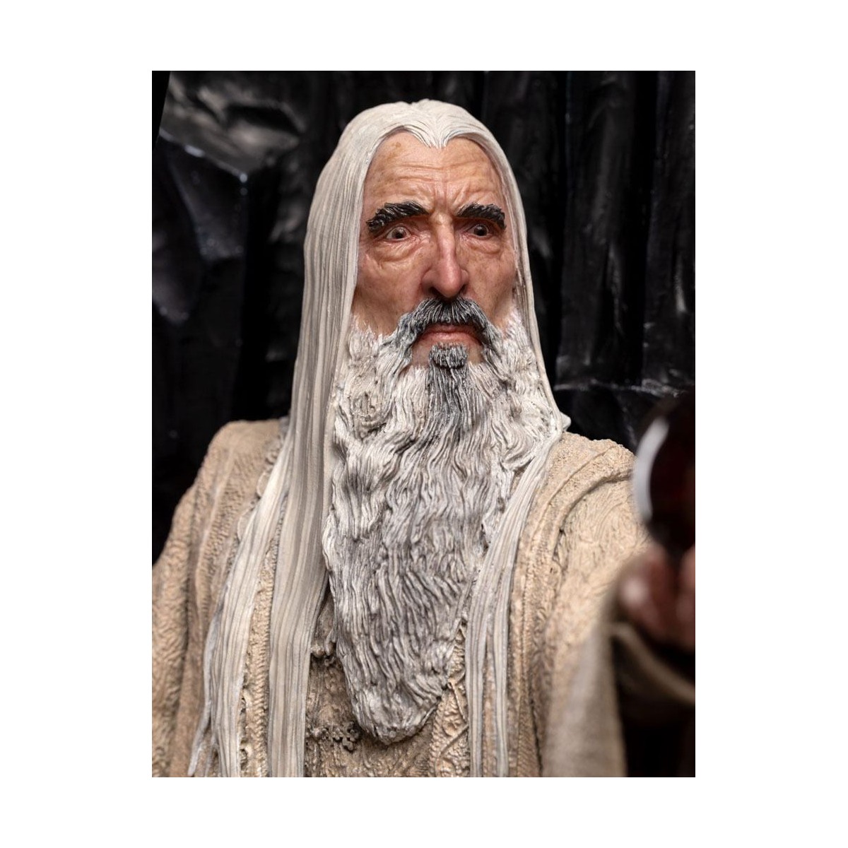 Weta - Der Herr der Ringe - Saruman the White on Throne Statue 1/6