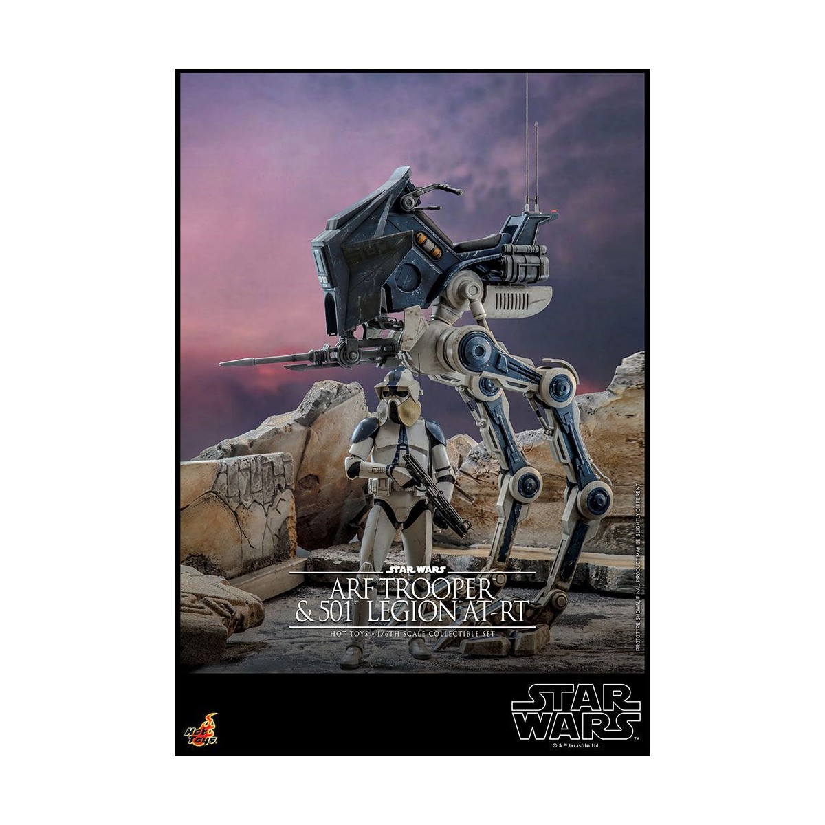 Hot Toys Star Wars - ARF Trooper & 501st Legion AT-RT - The Clone Wars 1/6