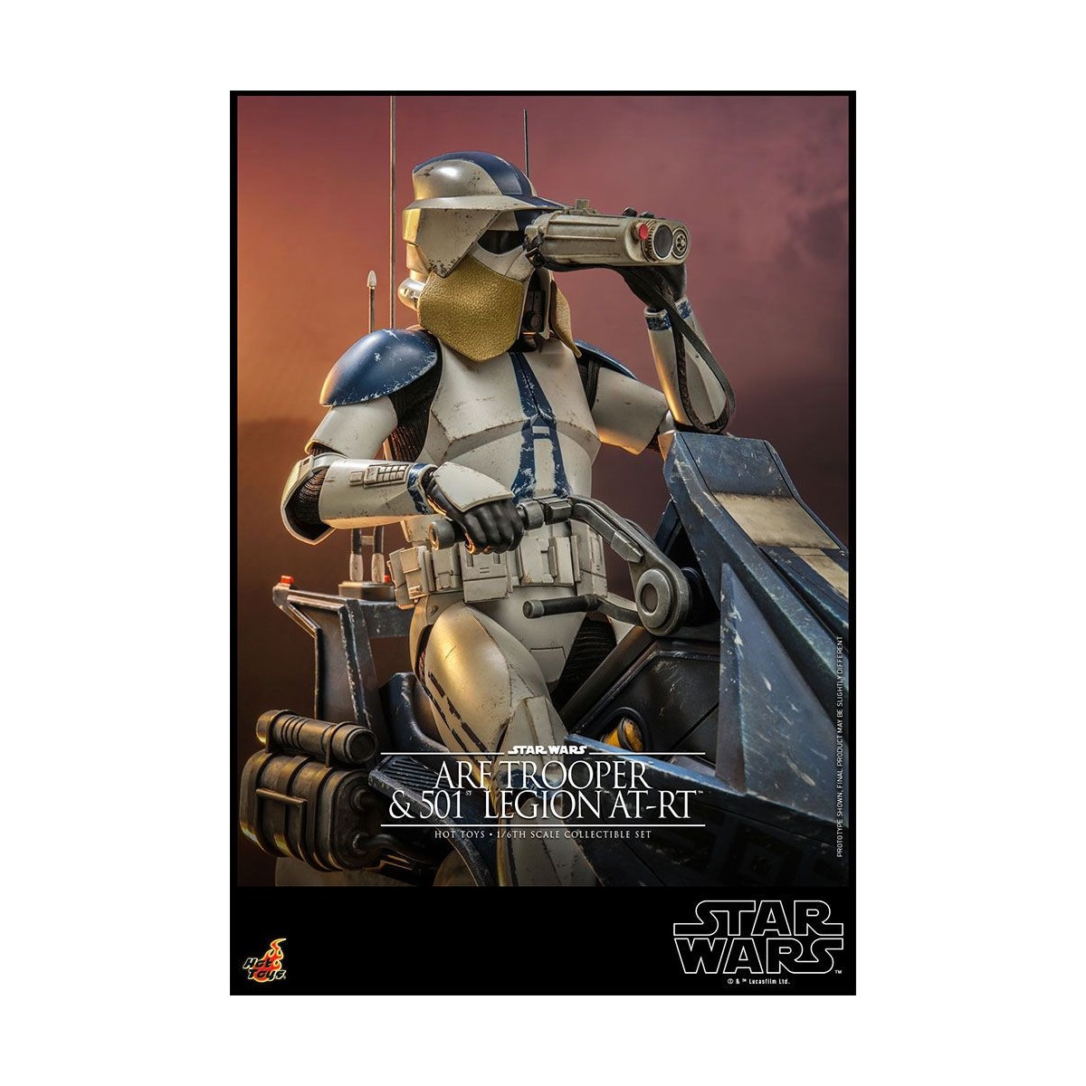 Hot Toys Star Wars - ARF Trooper & 501st Legion AT-RT - The Clone Wars 1/6