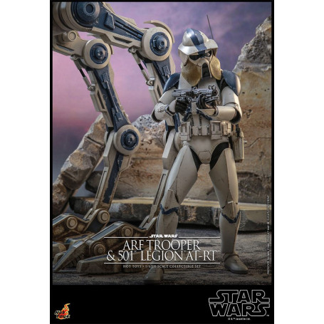 Hot Toys Star Wars - ARF Trooper & 501st Legion AT-RT - The Clone Wars 1/6