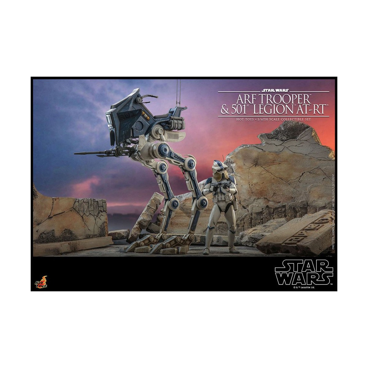 Hot Toys Star Wars - ARF Trooper & 501st Legion AT-RT - The Clone Wars 1/6