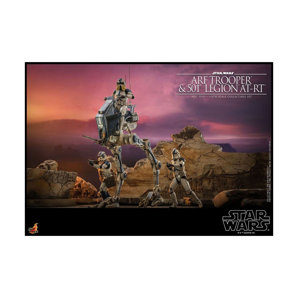 Hot Toys Star Wars - ARF Trooper & 501st Legion AT-RT - The Clone Wars 1/6