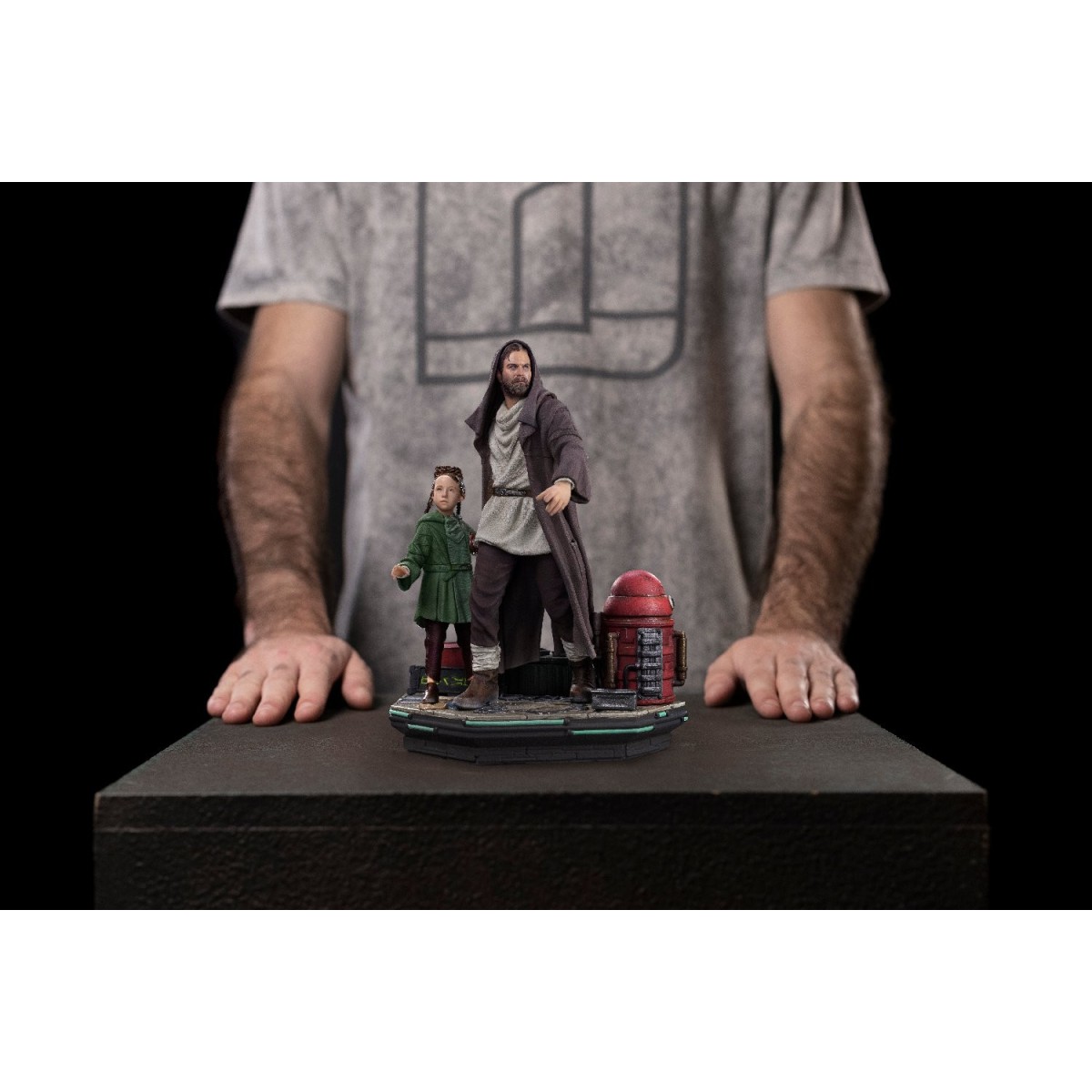 IRON STUDIOS - Obi-Wan und Young Leia Deluxe Art Scale 1/10 - Star Wars Obi-Wan Kenobi