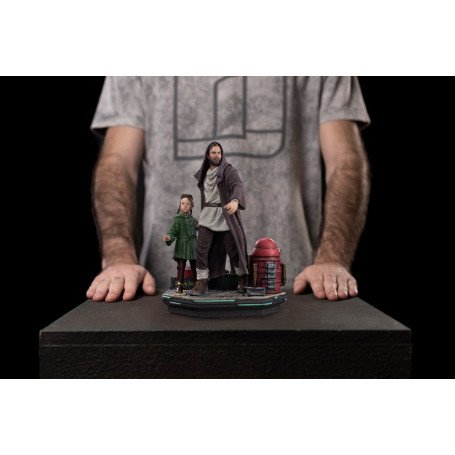 IRON STUDIOS - Obi-Wan und Young Leia Deluxe Art Scale 1/10 - Star Wars Obi-Wan Kenobi