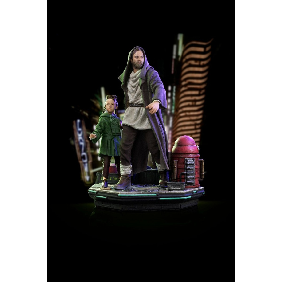 IRON STUDIOS - Obi-Wan und Young Leia Deluxe Art Scale 1/10 - Star Wars Obi-Wan Kenobi