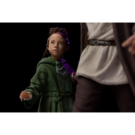 IRON STUDIOS - Obi-Wan und Young Leia Deluxe Art Scale 1/10 - Star Wars Obi-Wan Kenobi
