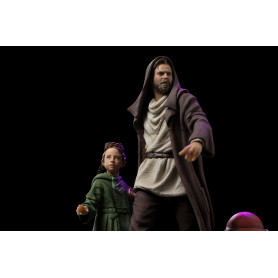 IRON STUDIOS - Obi-Wan und Young Leia Deluxe Art Scale 1/10 - Star Wars Obi-Wan Kenobi