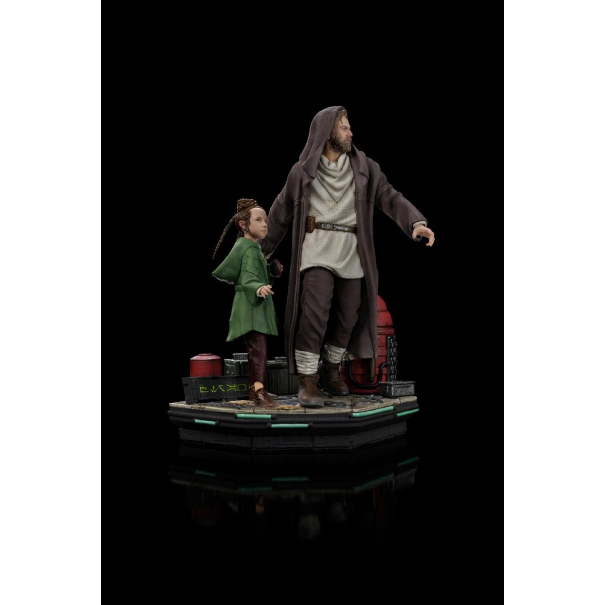 IRON STUDIOS - Obi-Wan und Young Leia Deluxe Art Scale 1/10 - Star Wars Obi-Wan Kenobi