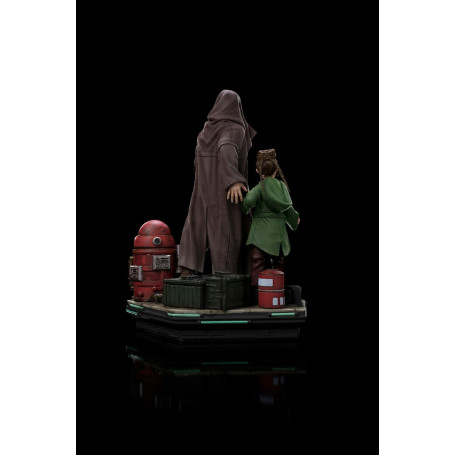 IRON STUDIOS - Obi-Wan und Young Leia Deluxe Art Scale 1/10 - Star Wars Obi-Wan Kenobi