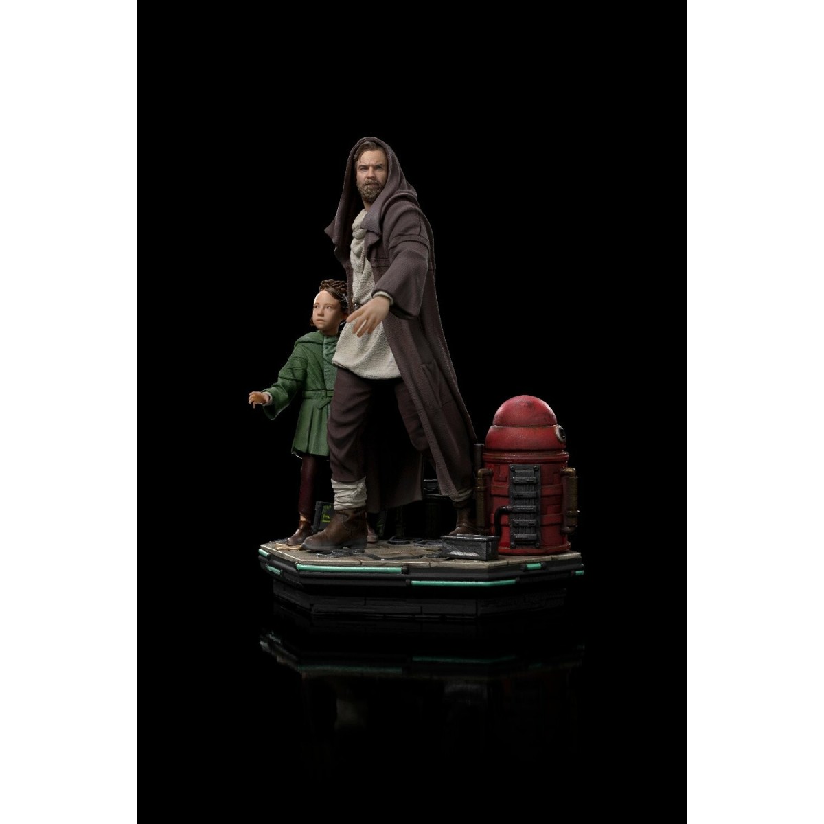 IRON STUDIOS - Obi-Wan und Young Leia Deluxe Art Scale 1/10 - Star Wars Obi-Wan Kenobi