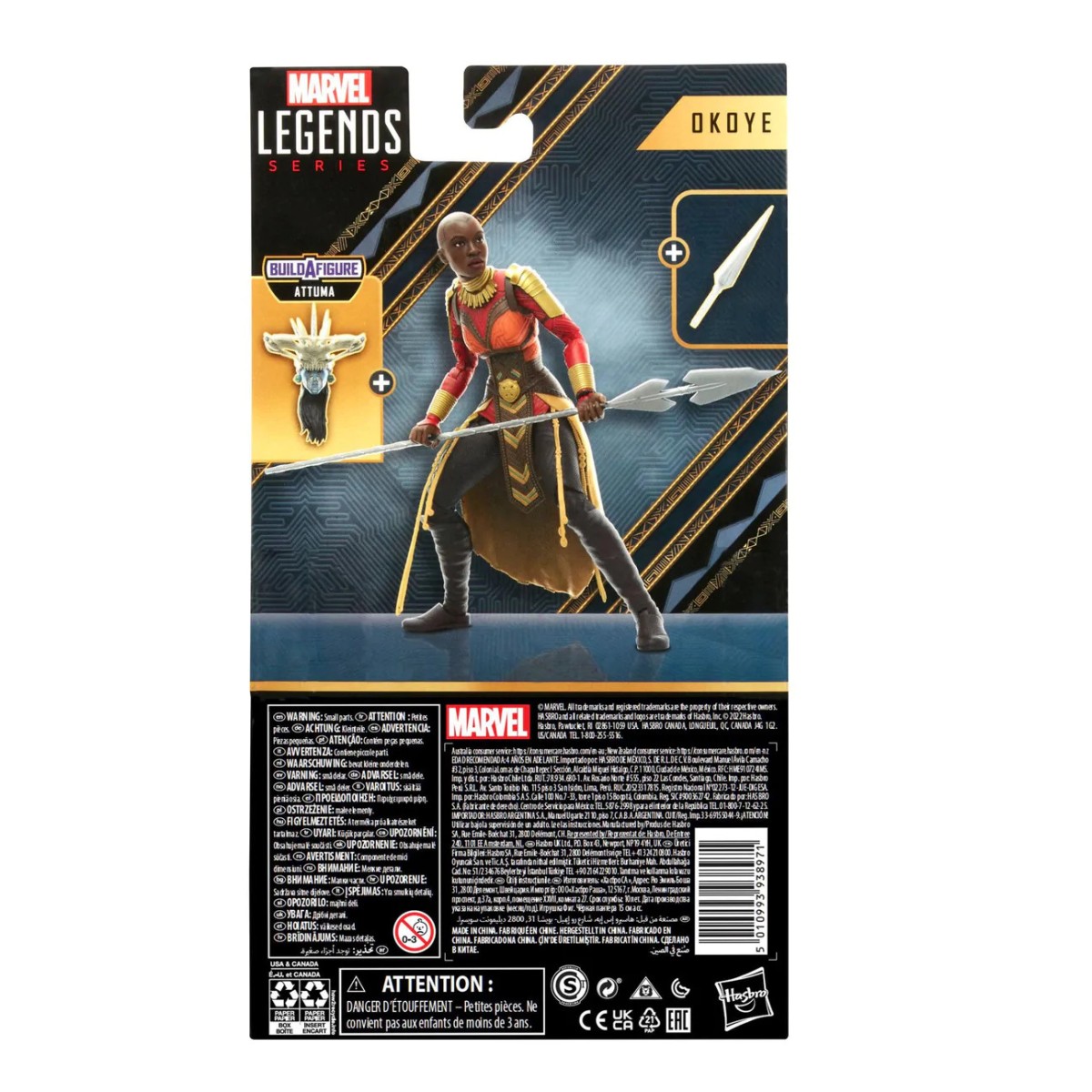 Marvel Legends - ATTUMA WAVE - Black Panther 2 Wakanda Forever - Serie von 7 Figuren