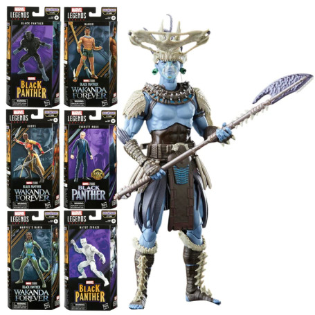 Marvel Legends - ATTUMA WAVE - Black Panther 2 Wakanda Forever - Serie von 7 Figuren