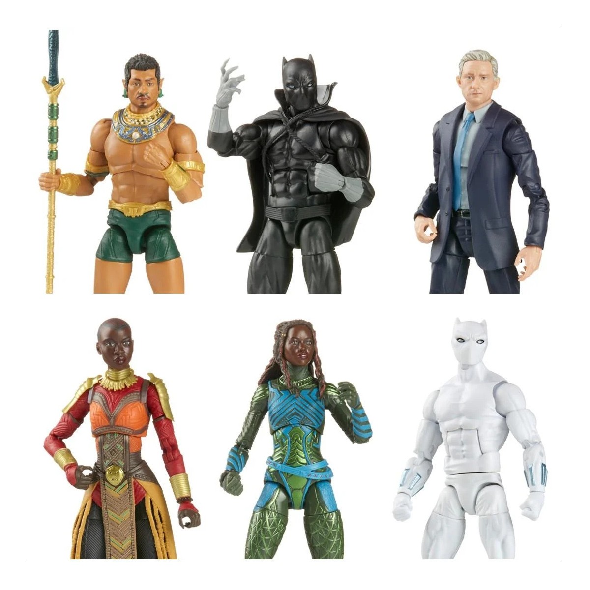 Marvel Legends - ATTUMA WAVE - Black Panther 2 Wakanda Forever - Serie von 7 Figuren