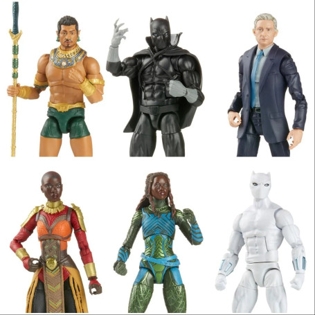 Marvel Legends - ATTUMA WAVE - Black Panther 2 Wakanda Forever - Serie von 7 Figuren