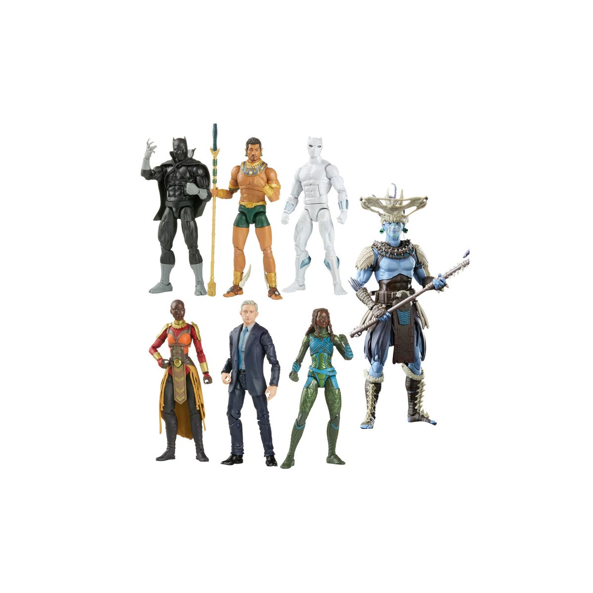 Marvel Legends - ATTUMA WAVE - Black Panther 2 Wakanda Forever - Serie von 7 Figuren