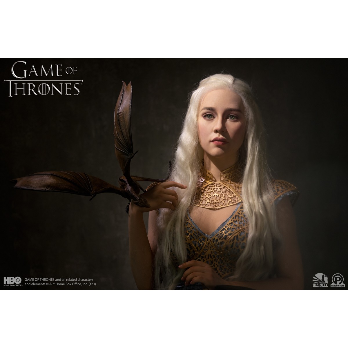 INFINITY STUDIO x PENGUIN TOYS - DAENERYS TARGARYEN Büste 1/1 - Game Of Thrones