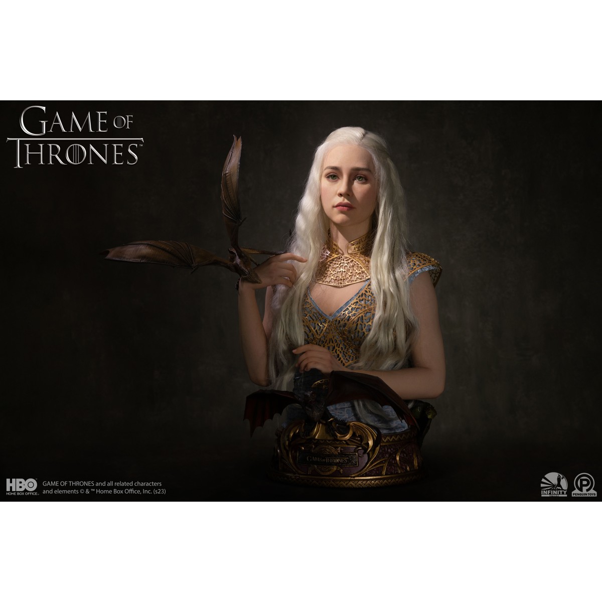 INFINITY STUDIO x PENGUIN TOYS - DAENERYS TARGARYEN Büste 1/1 - Game Of Thrones