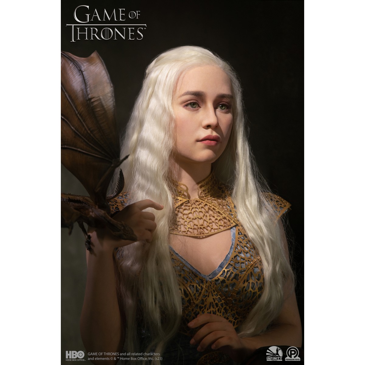INFINITY STUDIO x PENGUIN TOYS - DAENERYS TARGARYEN Büste 1/1 - Game Of Thrones