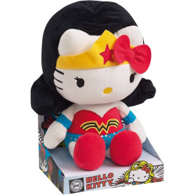 Hello Kitty DC Comics peluche Wonderwoman 27 cm