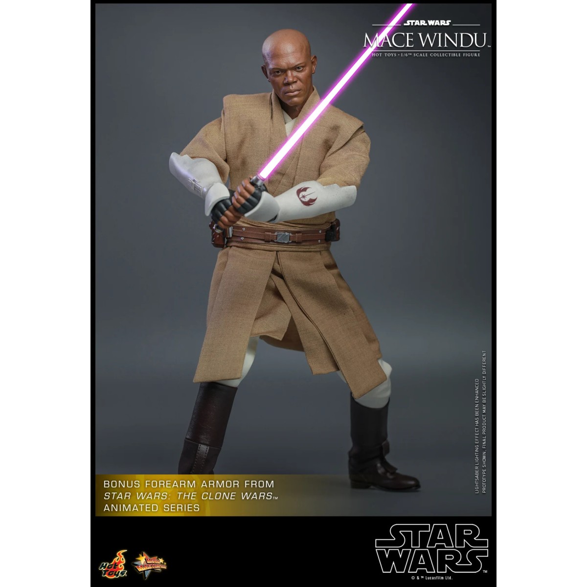 Hot toys - Star Wars Attack of the Clones - Mace Windu 1/6