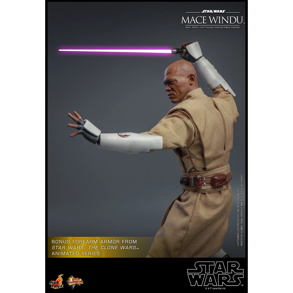 Hot toys - Star Wars Attack of the Clones - Mace Windu 1/6