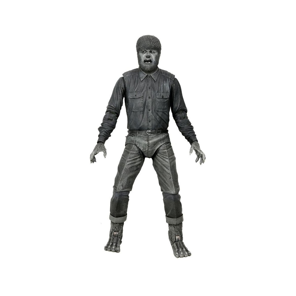 NECA - Ultimate The Wolf Man Black & White Version - Universal Monsters