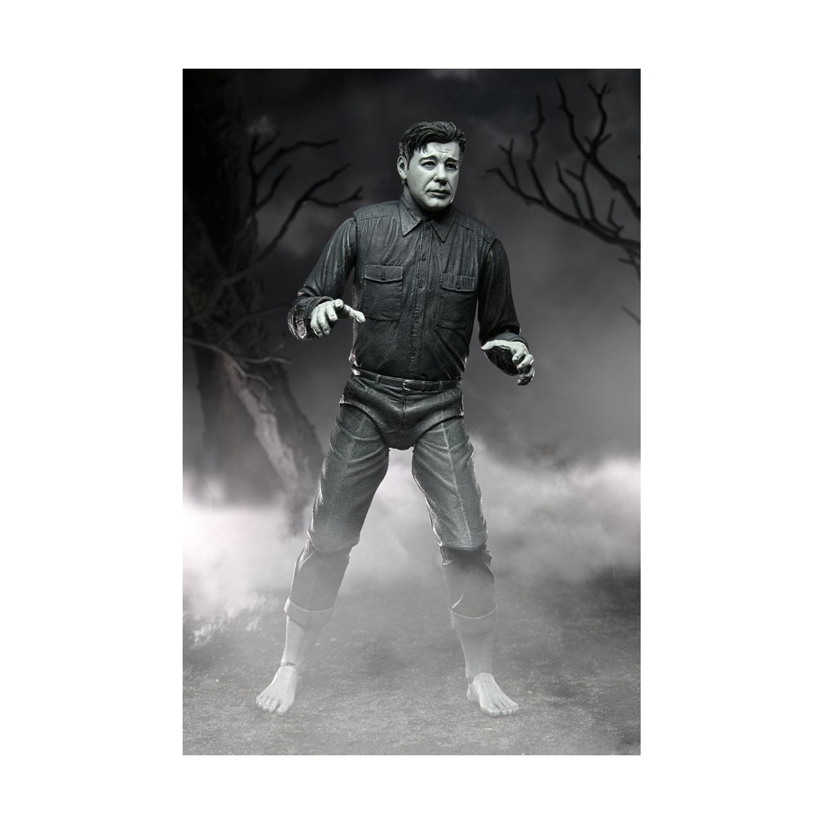 NECA - Ultimate The Wolf Man Black & White Version - Universal Monsters