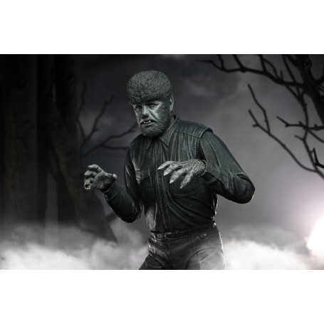 NECA - Ultimate The Wolf Man Black & White Version - Universal Monsters