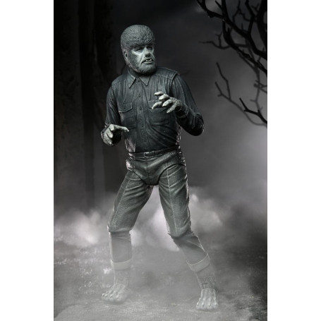 NECA - Ultimate The Wolf Man Black & White Version - Universal Monsters