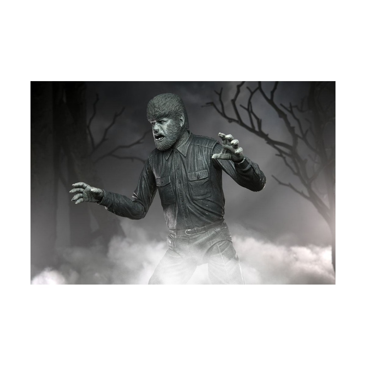 NECA - Ultimate The Wolf Man Black & White Version - Universal Monsters