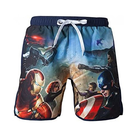Marvel Maillot de Bain Captain America