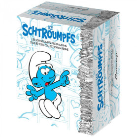 Collectoys - die Schlümpfe - Die Schlümpfe mit einem Stapel Bücher