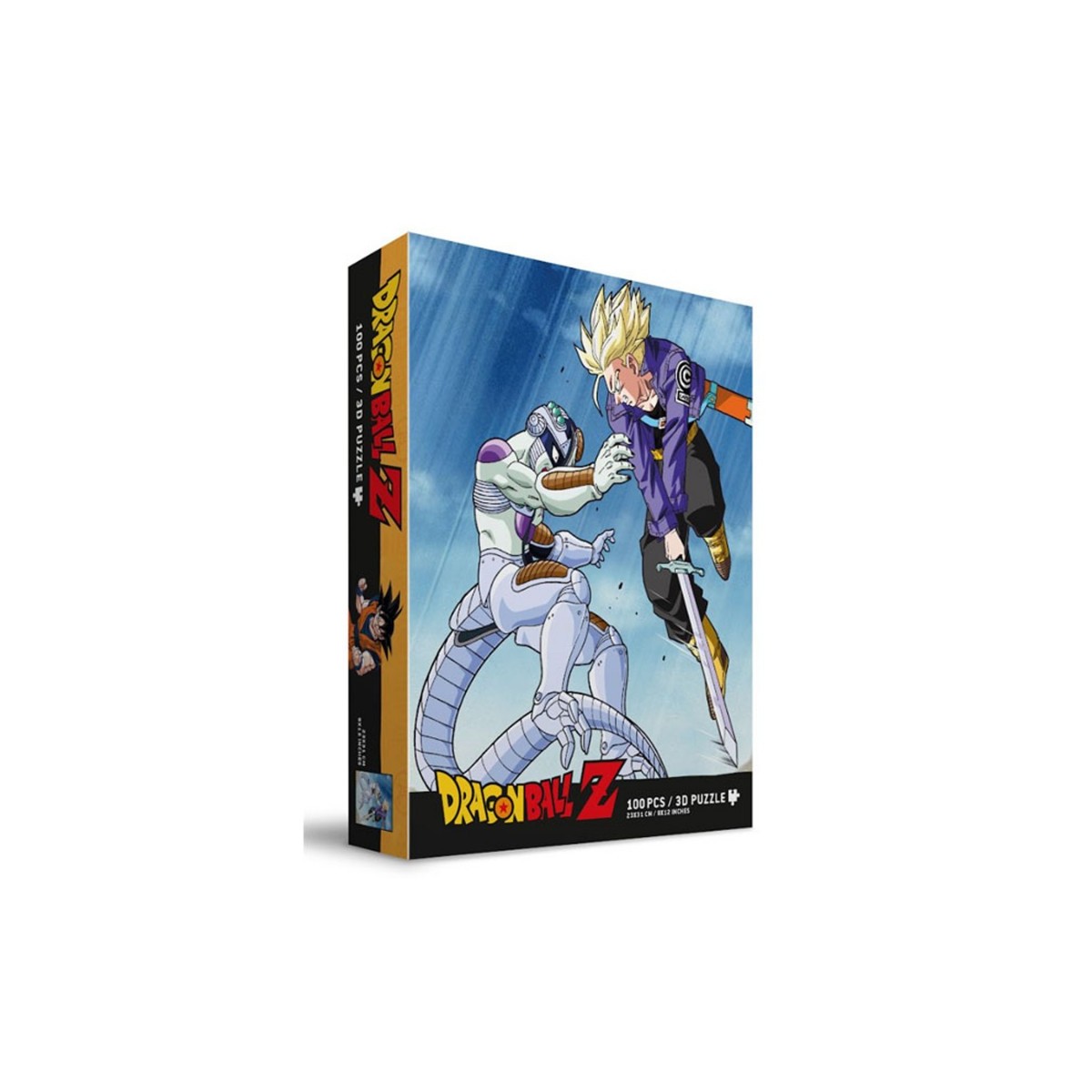 SD Toys - Dragon Ball Z Puzzle mit 3D-Effekt - TRUNKS VS MECHA FREEZER - 100 Teile
