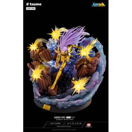 Tsume Statue HQS Saint Seiya - Aries Mû Stardust Revolution 1/6