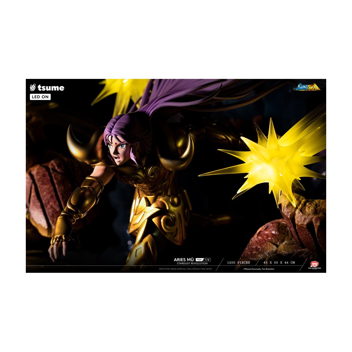 Tsume Statue HQS Saint Seiya - Aries Mû Stardust Revolution 1/6