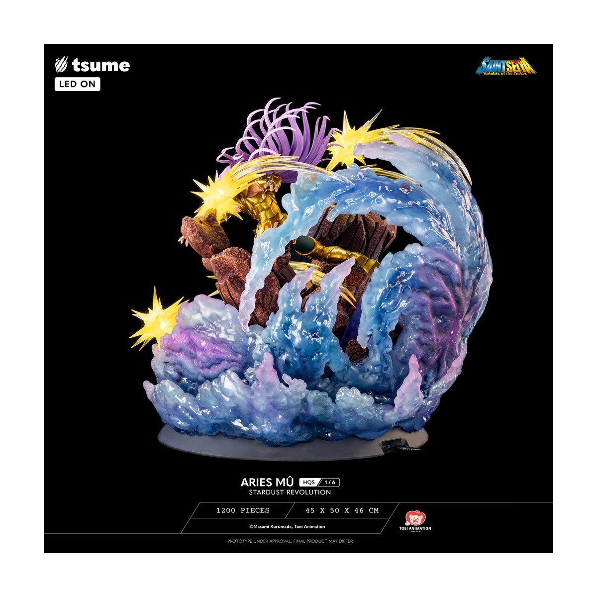 Tsume Statue HQS Saint Seiya - Aries Mû Stardust Revolution 1/6