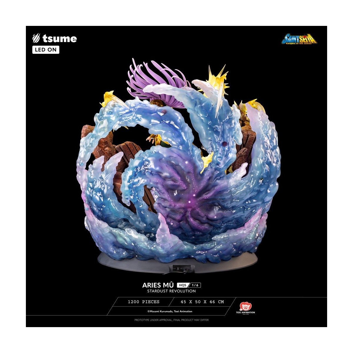 Tsume Statue HQS Saint Seiya - Aries Mû Stardust Revolution 1/6