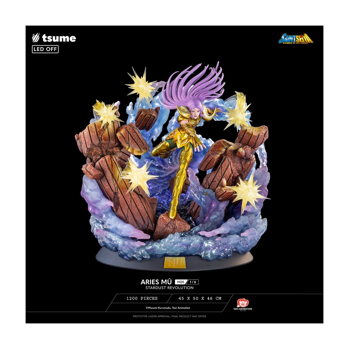 Tsume Statue HQS Saint Seiya - Aries Mû Stardust Revolution 1/6
