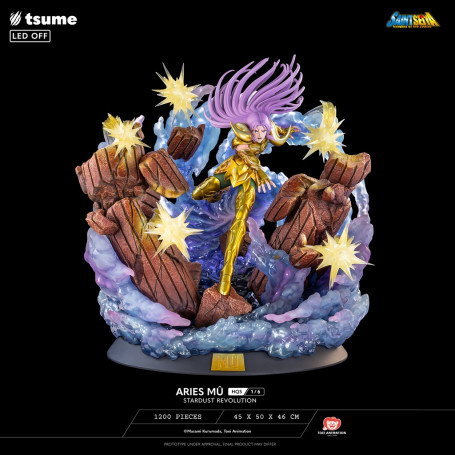 Tsume Statue HQS Saint Seiya - Aries Mû Stardust Revolution 1/6