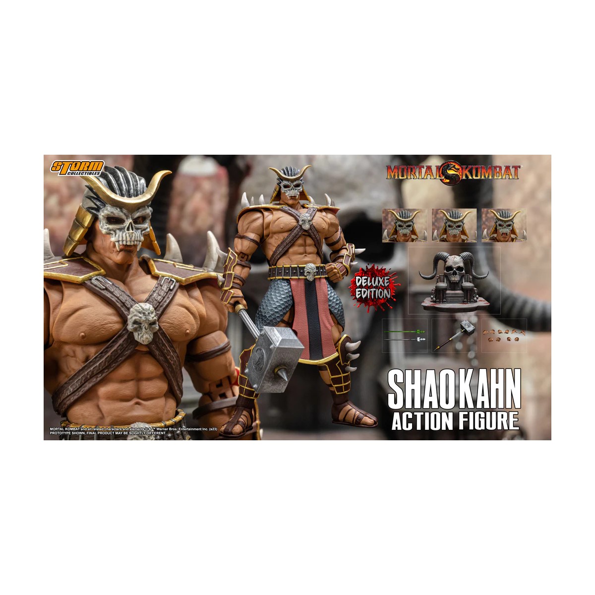 Storm Collectibles - Mortal Kombat IX - Shao Kahn Deluxe Edition 1/12
