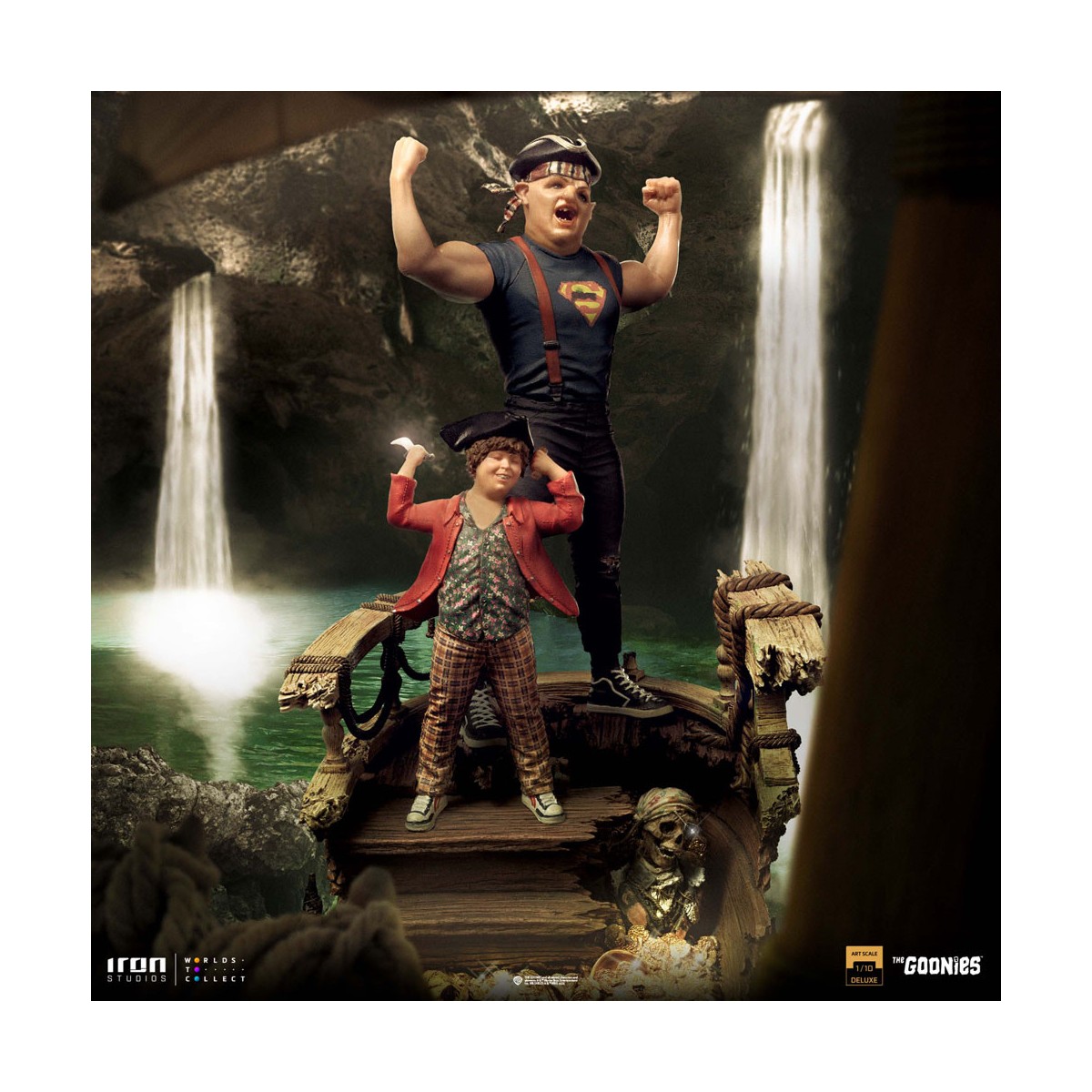 Iron Studios - Sloth and Chunk 1/10 The Goonies Deluxe Art Scale - Cinoque et Choco
