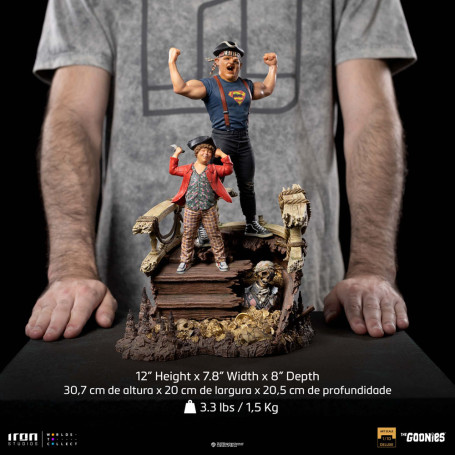 Iron Studios - Sloth and Chunk 1/10 The Goonies Deluxe Art Scale - Cinoque et Choco