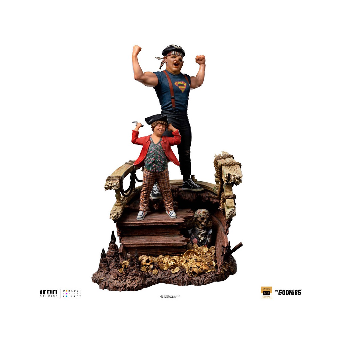Iron Studios - Sloth and Chunk 1/10 The Goonies Deluxe Art Scale - Cinoque et Choco