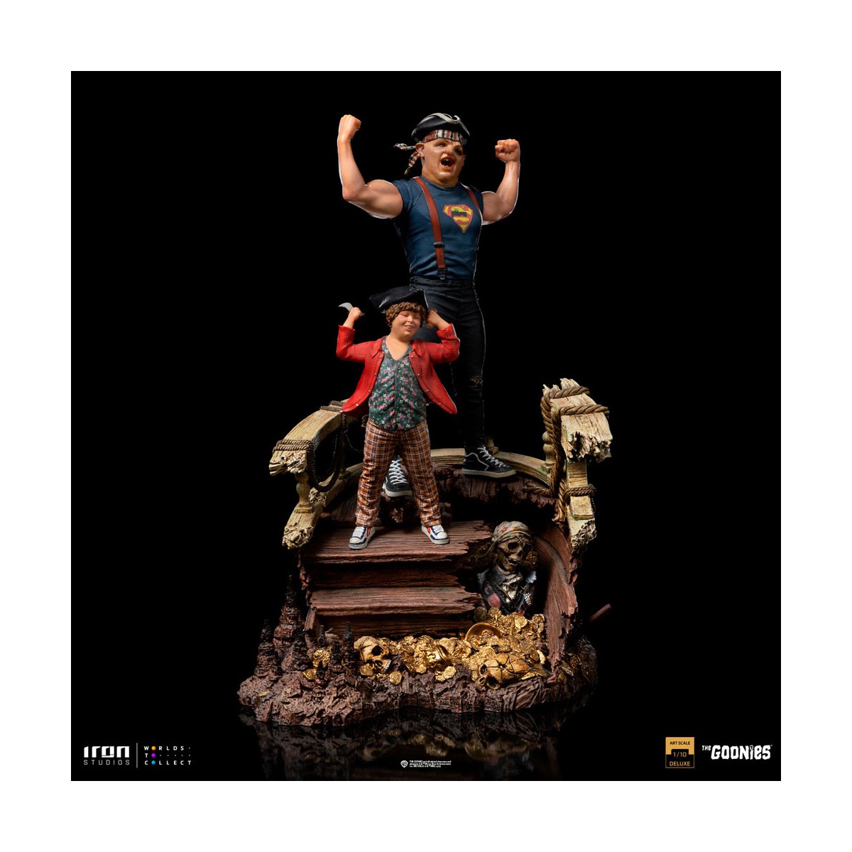 Iron Studios - Sloth and Chunk 1/10 The Goonies Deluxe Art Scale - Cinoque et Choco