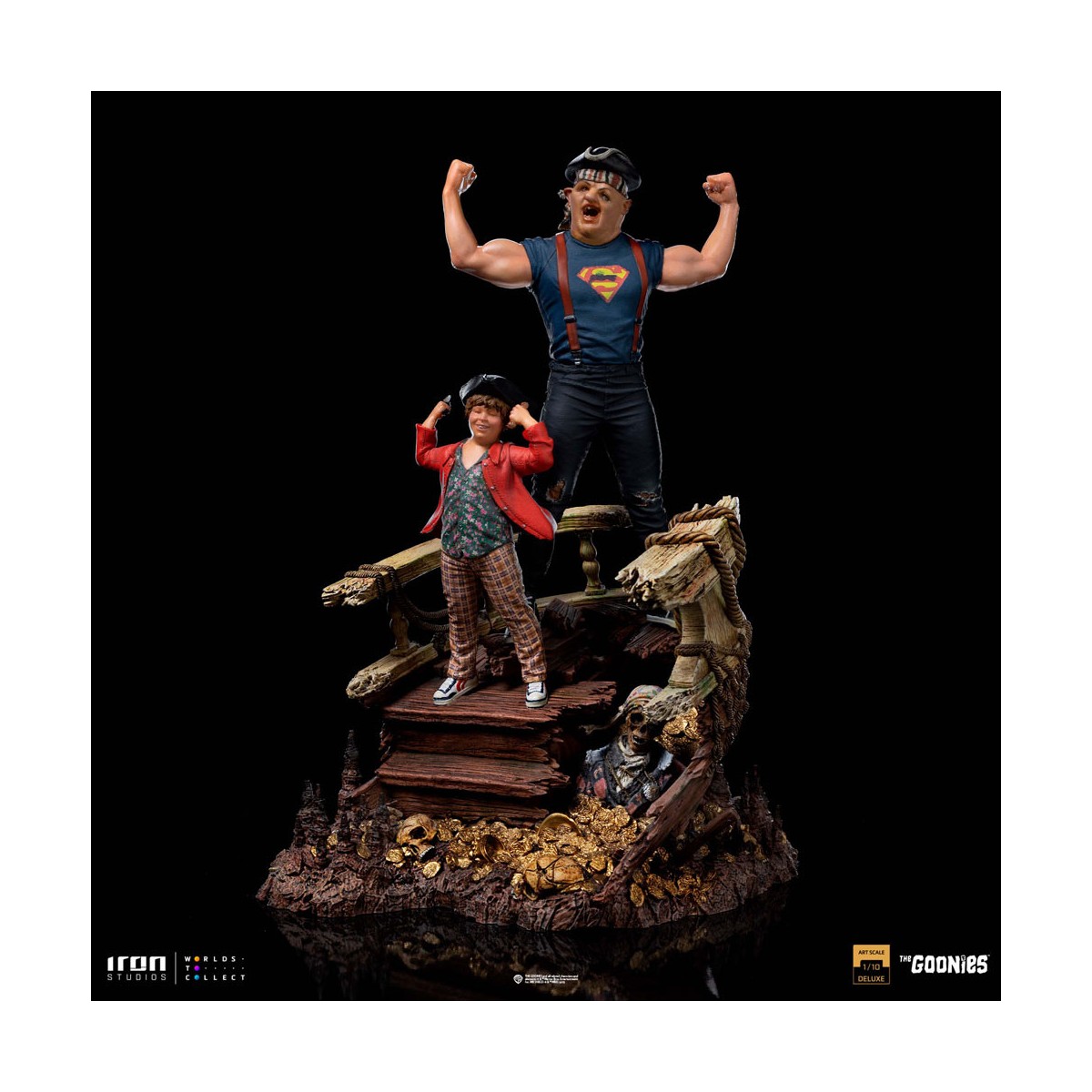 Iron Studios - Sloth and Chunk 1/10 The Goonies Deluxe Art Scale - Cinoque et Choco